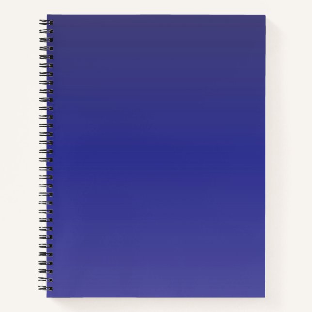 Cuaderno Gradiente Azul añil (Anverso)