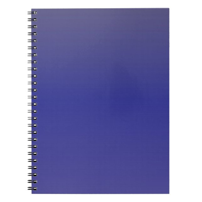 Cuaderno Gradiente Azul añil (Frente)