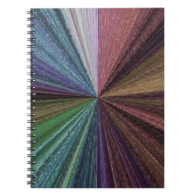Cuaderno Gradiente circular Arcoiris terrestre (Frente)