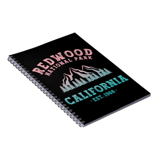 Cuaderno Gradiente de California en el Parque Nacional Redw (Lado Derecho)