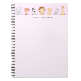 Cuaderno Gradiente de color de cubo salvaje lindo Nombre pe