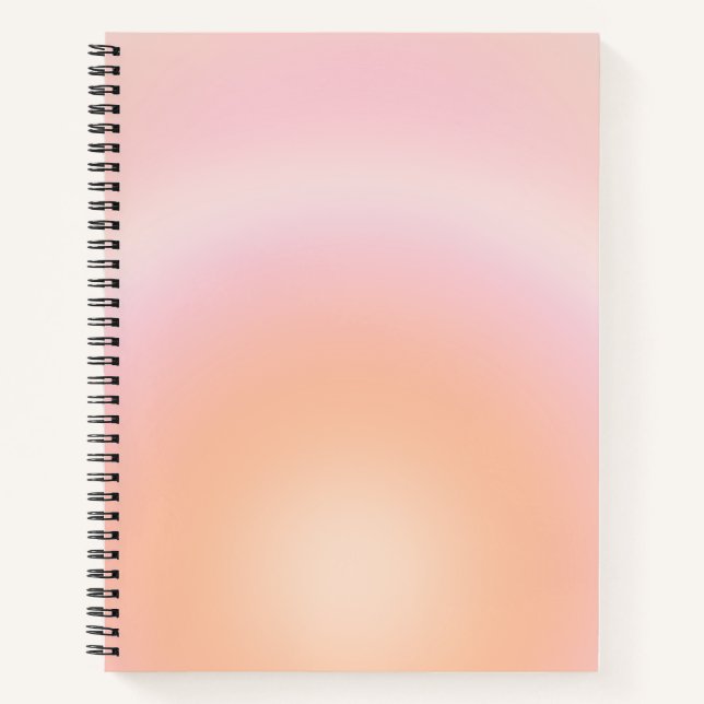 Cuaderno Gradiente de Fuzz de Peach (Anverso)
