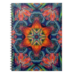 Cuaderno Gradiente de Kaleidoscopio de Energía Caliente Ter