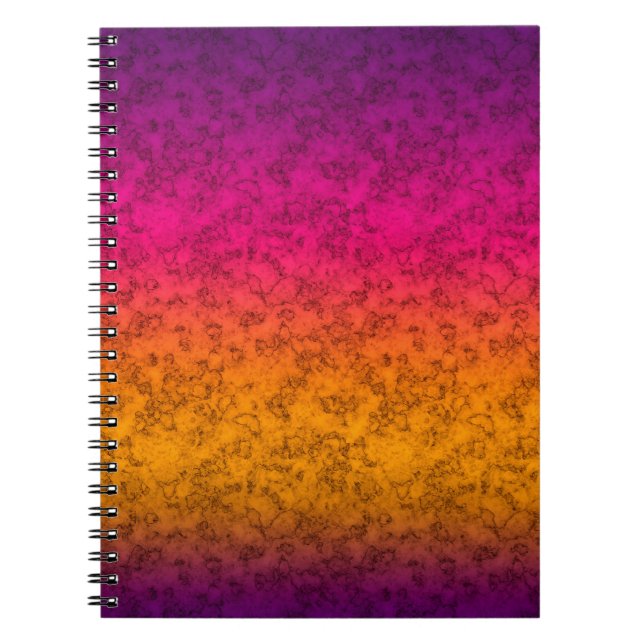 Cuaderno Gradiente de mármol ornamental sin soldadura de co (Frente)