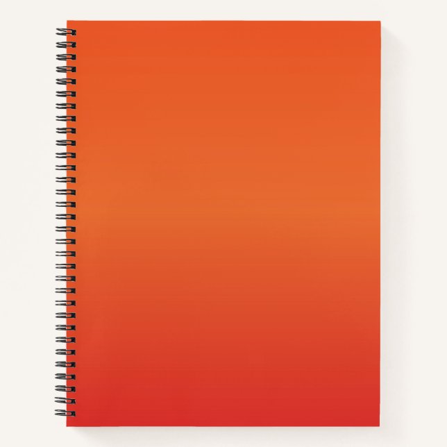 Cuaderno Gradiente de puesta de sol (Anverso)