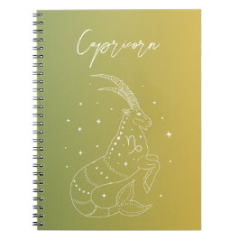 Cuaderno Gradiente de signos de estrella de horoscopio de z