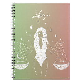 Cuaderno Gradiente de signos de estrella del horóscopo de L