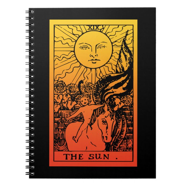 Cuaderno Gradiente de Tarot del Sol (Frente)