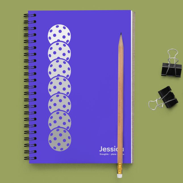 Cuaderno Gradiente Electric Blue Pickleball Personal (Subido por el creador)
