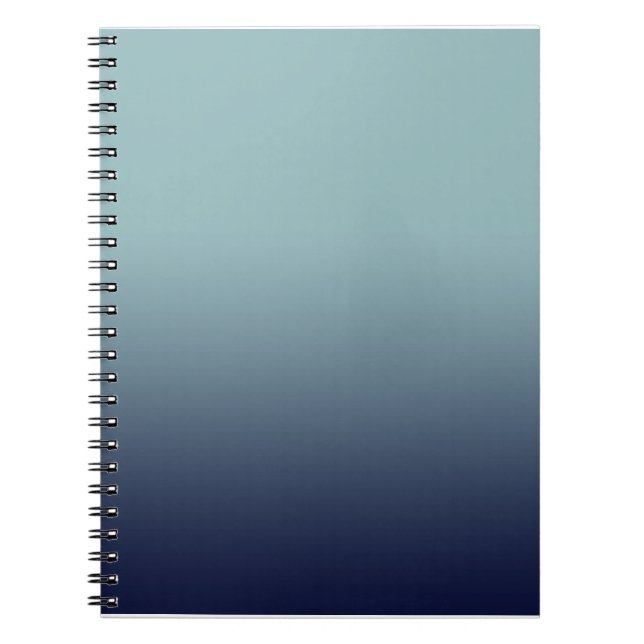 Cuaderno Gradiente gris-azul. (Frente)