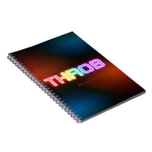 Cuaderno Gradiente grueso del gradiente tipo arco iris del 
