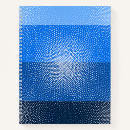 Cuaderno gradiente inspirado en el Jay azul