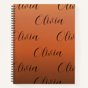 Cuaderno Gradiente marrón caramelo
