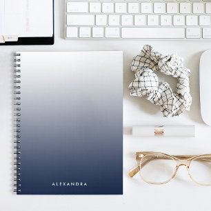 Cuaderno Gradiente Naval Ombre Personalizado