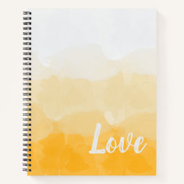 Cuaderno Gradiente Ombre Saffron y Amor Amarillo Sunlight