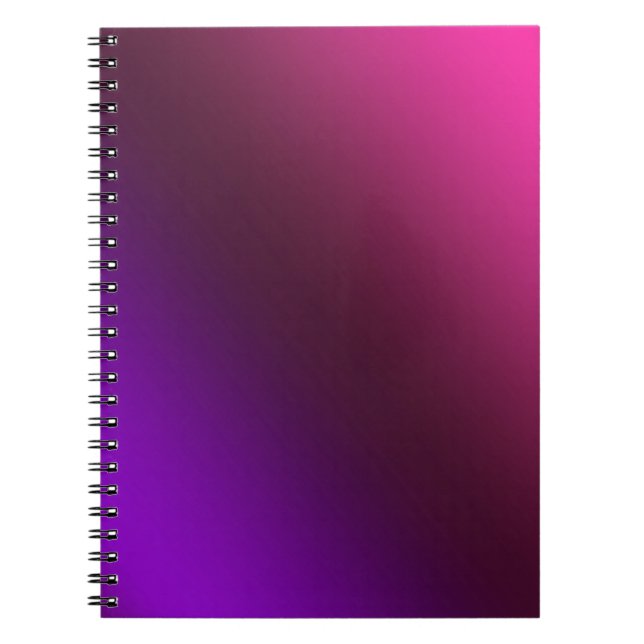 Cuaderno Gradiente, rosa-púrpura (Frente)