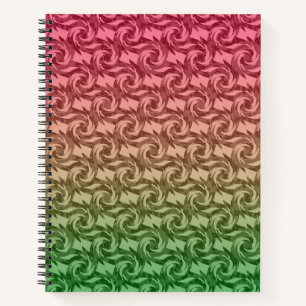 Cuaderno Gradiente rosa verde