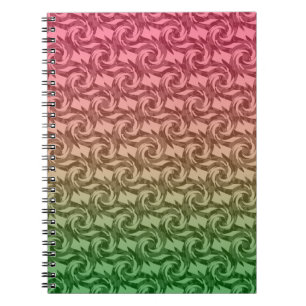 Cuaderno Gradiente rosa verde