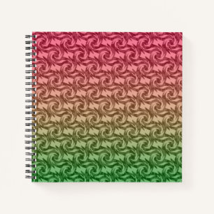 Cuaderno Gradiente rosa verde