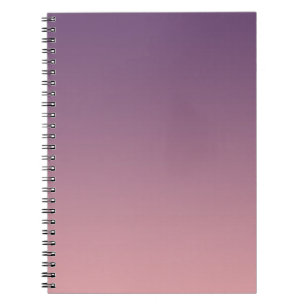 Cuaderno Gradiente rosa y lila, Ombre.
