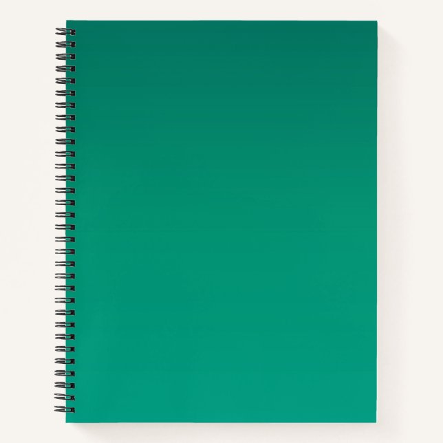 Cuaderno Gradiente Verde Follaje (Anverso)