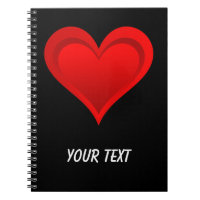 Gradientes CORAZÓN DE AMOR ROJO + tu texto e ideas