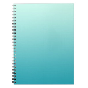 Cuaderno gradientes SOLO DE COLOR - azul océano