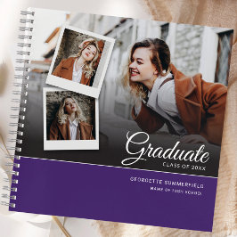Cuaderno Graduación 2025 Fiesta Grad Purple Photo Guest