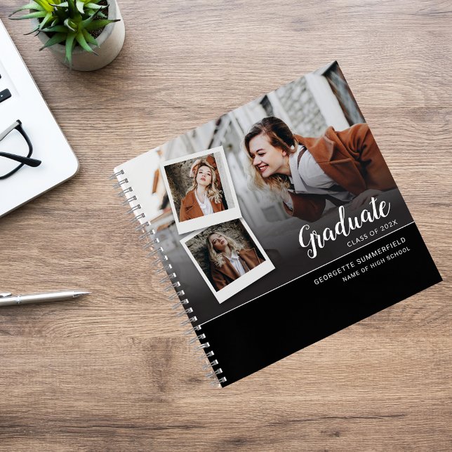 Cuaderno Graduación 2025 Fiesta Guión Grad Invitado (Graduation 2025 Party Grad Script Photo Guest Notebook)