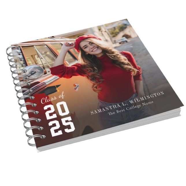 Cuaderno Graduación 2025 Fotos Grad Fiesta Guest (Graduation 2025 Photos Grad Party Guest Notebook)