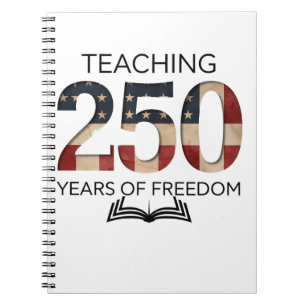 Cuaderno Graduación de enseñanza de 250 años de libertad