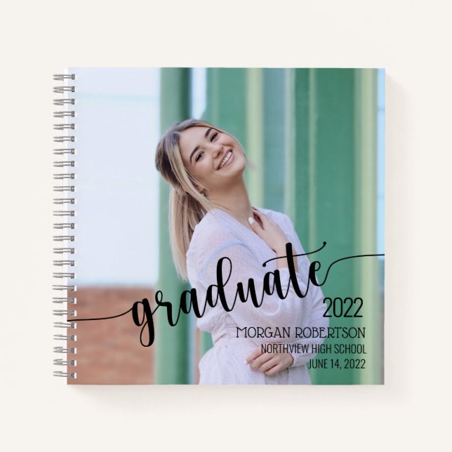 Cuaderno Graduación de foto Keepsake Guest (Anverso)
