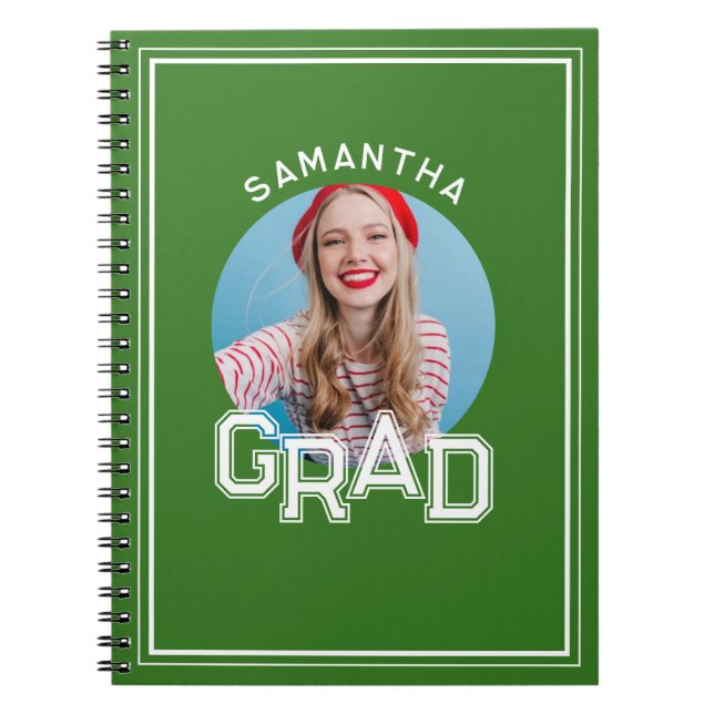 Cuaderno Graduación de fotografía de posgrado de secundaria (Frente)
