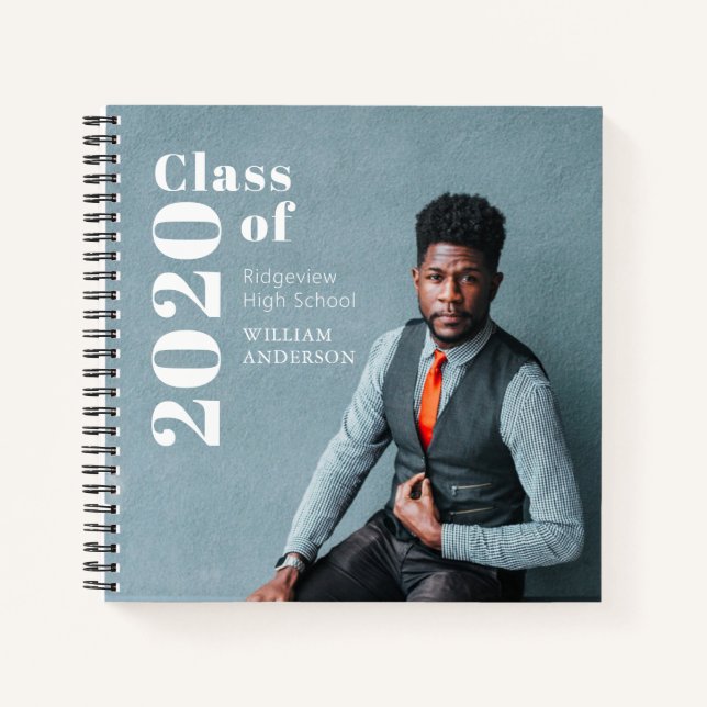 Cuaderno Graduación de fotos en negrita simple (Anverso)