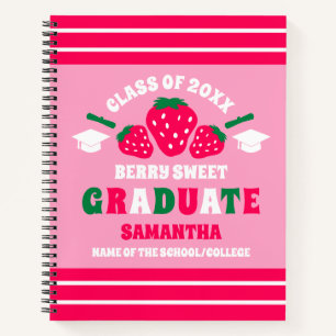 Cuaderno Graduación de fresa de Berry Sweet
