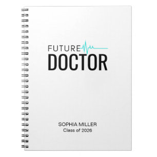 Cuaderno Graduación de Futuro Médico Personalizada