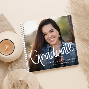 Cuaderno Graduación de guión de moda Foto Keepsake Invitado