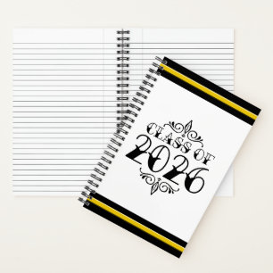 Cuaderno Graduación de la Clase de 2026 al Estilo Tatuaje