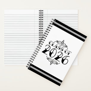 Cuaderno Graduación de la Clase de 2026 al Estilo Tatuaje