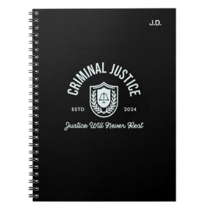 Cuaderno Graduación de la justicia penal 2024 "Personalizab