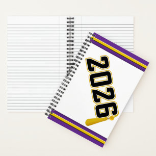Cuaderno Graduación de Letterman Clase de 2026
