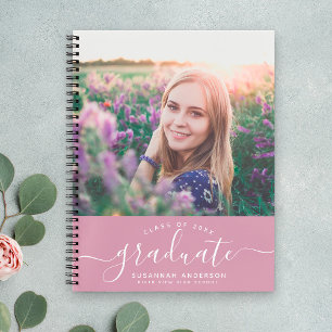 Cuaderno Graduación de personalizado Moda moderna con guión