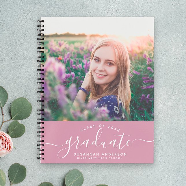 Cuaderno Graduación de personalizado Moda moderna con guión (Subido por el creador)