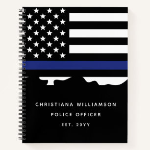 Cuaderno Graduación en la Academia de Policía de personaliz