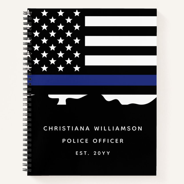 Cuaderno Graduación en la Academia de Policía de personaliz (Anverso)