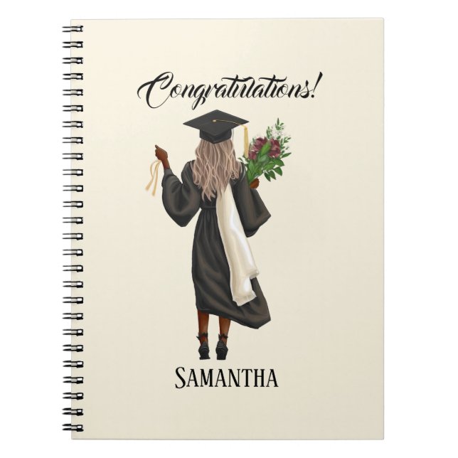 Cuaderno Graduación personalizada de acuarela (10) (Frente)