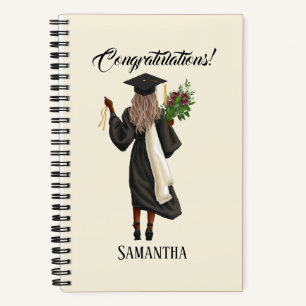 Cuaderno Graduación personalizada de acuarela (10)