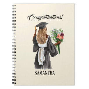 Cuaderno Graduación personalizada de acuarela (13)