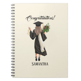 Cuaderno Graduación personalizada de acuarela (9)