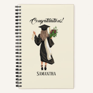 Cuaderno Graduación personalizada de acuarela (9)
